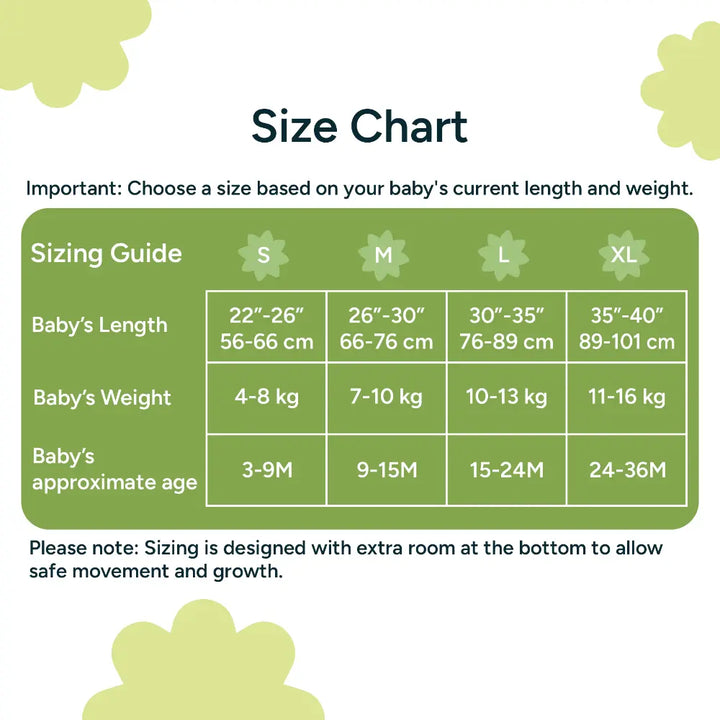 Nintara Baby 0.5 TOG Sleep Sack  -  Premium Organic Cotton, Lightweight Wearable Blanket for Newborns, Infants &amp; Toddlers (3 - 9 Months), Unisex Baby Sleeping Bag, Gifts for Babies - Forest Flutter