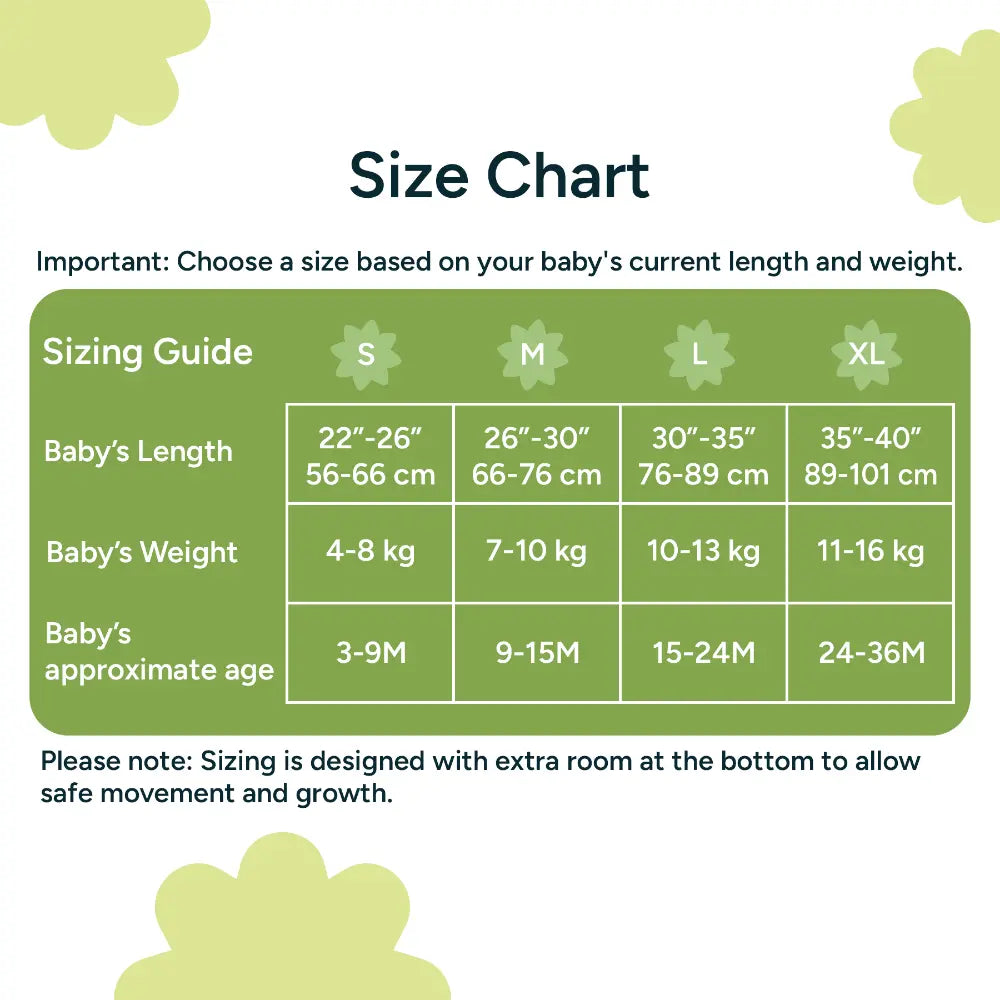 Nintara Baby 0.5 TOG Sleep Sack  -  Premium Organic Cotton, Lightweight Wearable Blanket for Newborns, Infants &amp; Toddlers (15 - 24 Months), Unisex Baby Sleeping Bag, Gifts for Babies - Forest Flutter