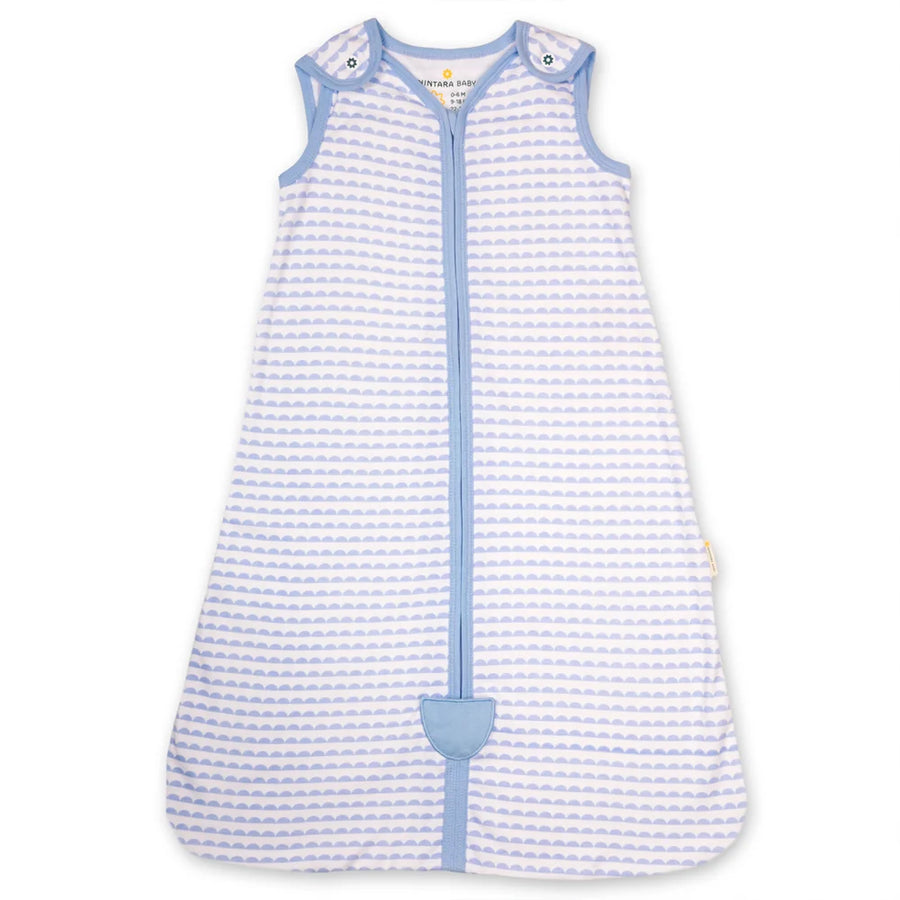 Nintara Baby 0.5 TOG Sleep Sack – Organic Cotton - Bumpy Skies