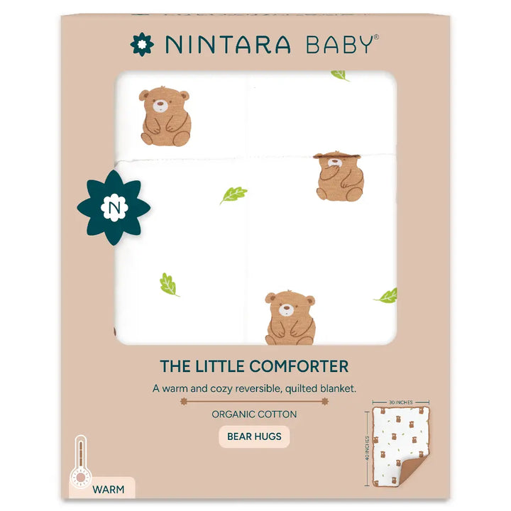 Nintara Baby The Little Comforter - (Thick Blanket) - Bear Hugs