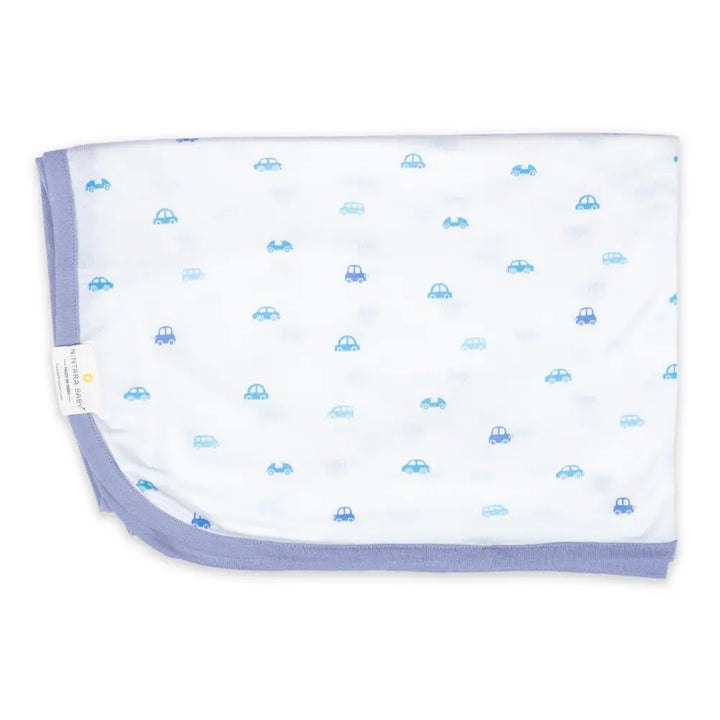 Nintara Baby Breezy Blanket – Ultra-Light Baby Blanket, 30 x 40 Inches | Vroom, Vroom! Light