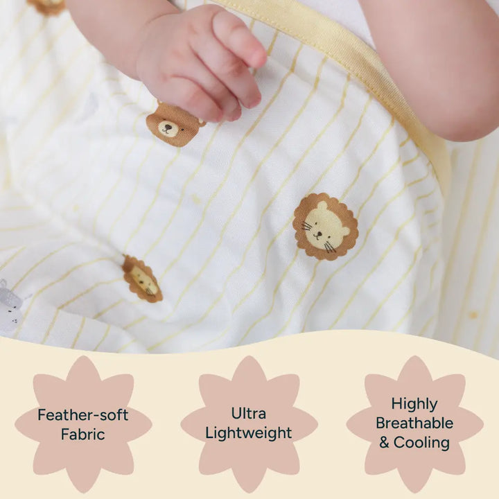 Nintara Baby The Breezy Blanket - (Thin Blanket) - Bear Hugs