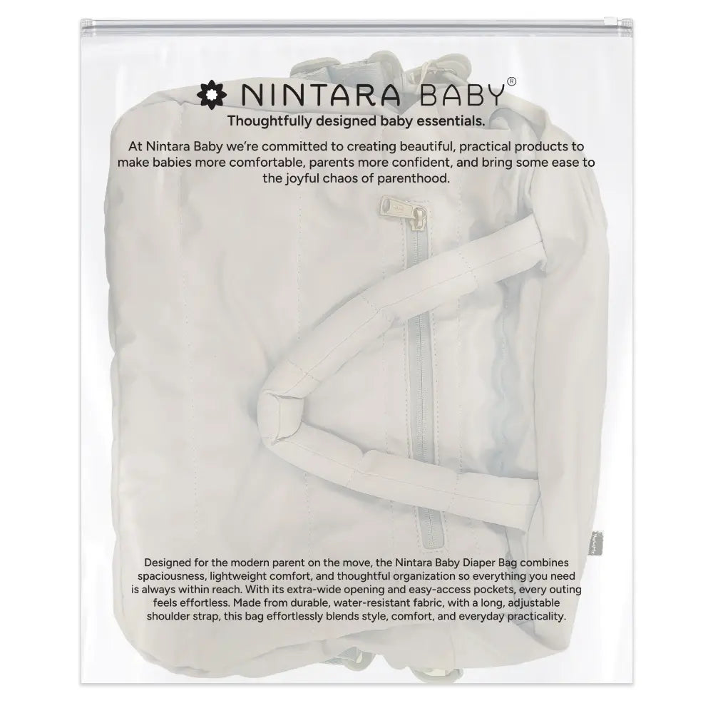 Nintara Baby Diaper Duffle Bag for Mothers, Travel Bag with 11 Compartments - Beige