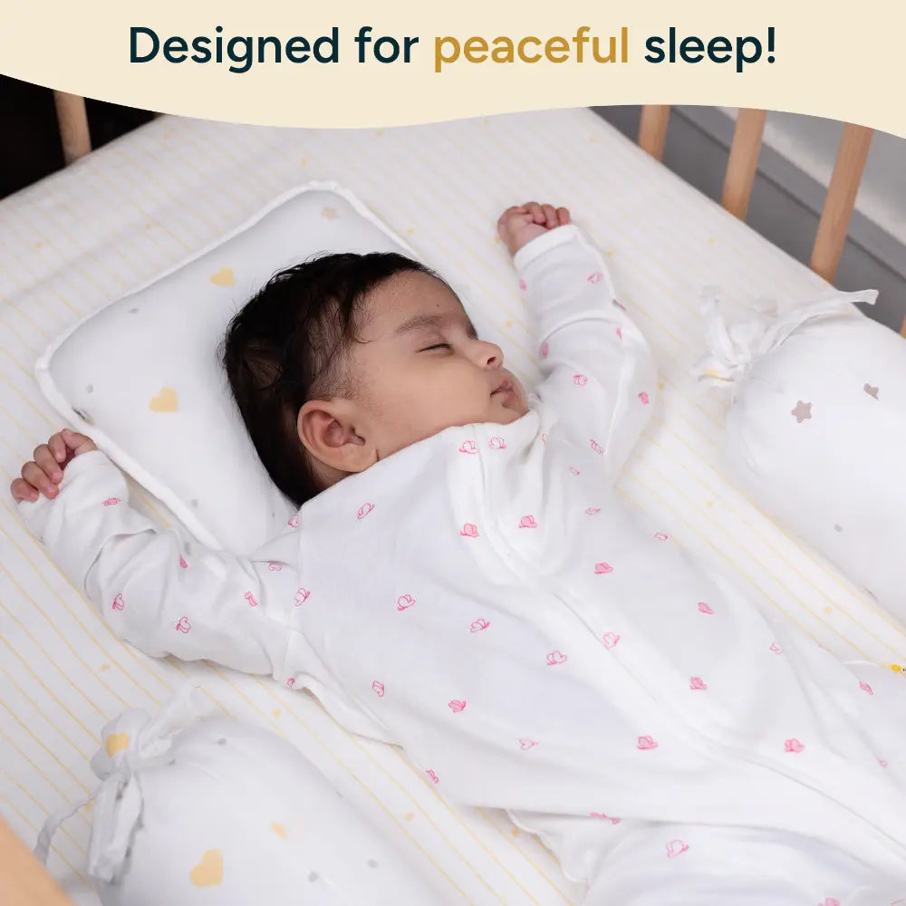Nintara Baby 4-Piece Baby Bedding Set, 100% Cotton Nursery Bedding