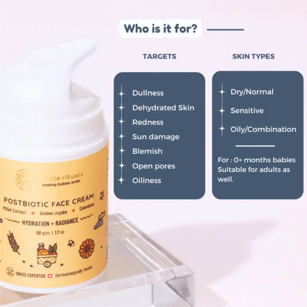Little Rituals Baby Postbiotic Face Cream