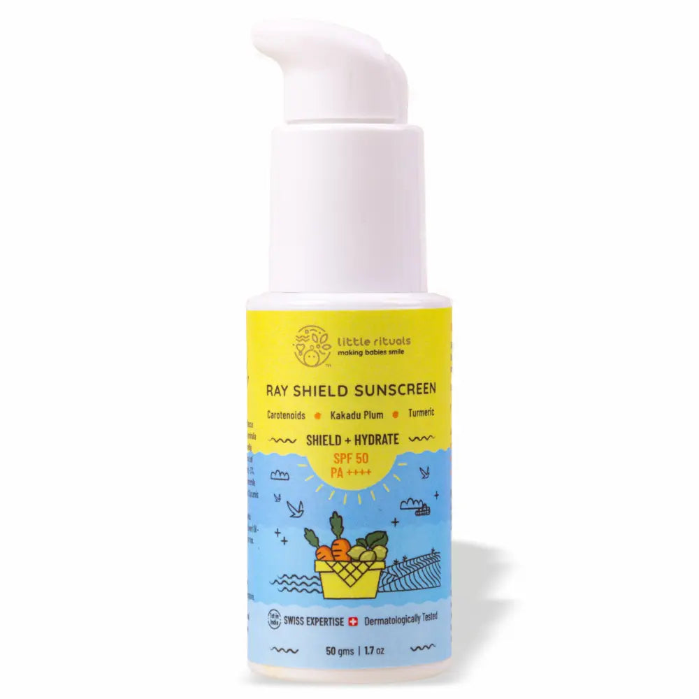 Little Rituals Organic Baby Sun Screen SPF 50+ with WiFi and Blue Light Protection