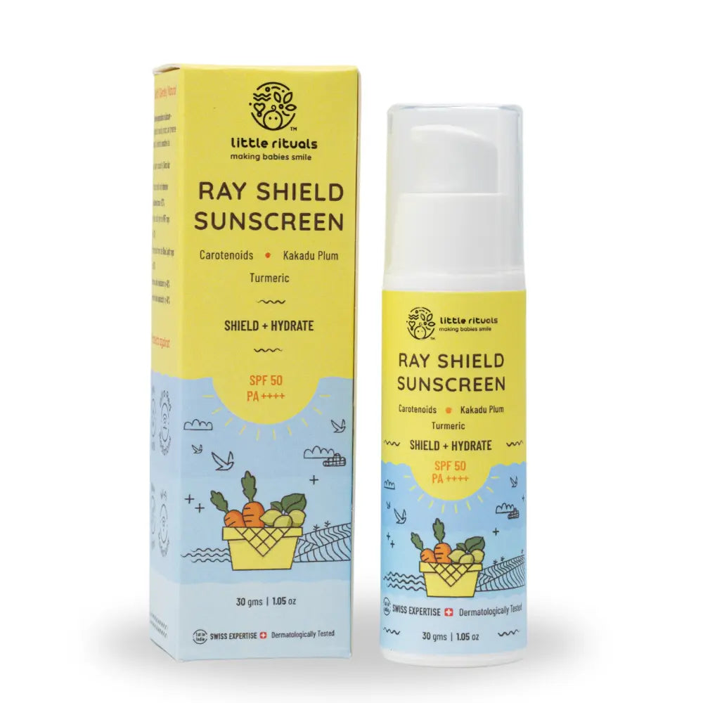 Little Rituals Organic Baby Sun Screen SPF 50+ with WiFi and Blue Light Protection