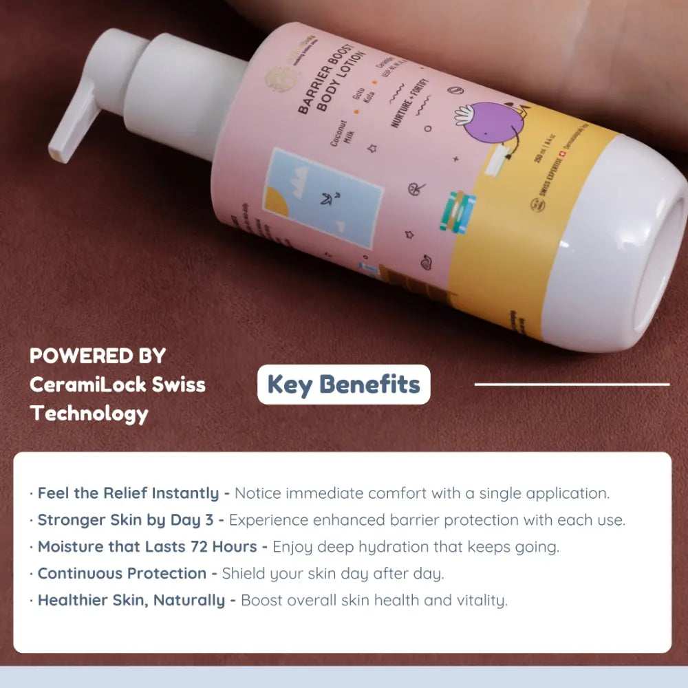 Little Rituals Barrier Boost Baby Body Lotion I MADE SAFE I Ceramide -  Gotu Kola -  Coconut Milk (250 ml)