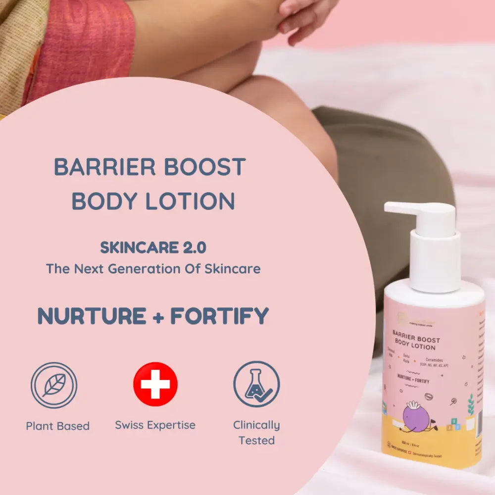 Little Rituals Barrier Boost Baby Body Lotion I MADE SAFE I Ceramide -  Gotu Kola -  Coconut Milk (250 ml)