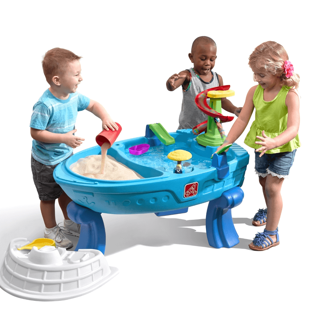 Step2 Fiesta Cruise Sand &amp; Water Table™ With Umbrella