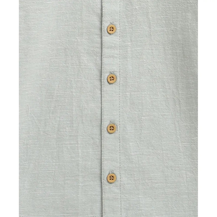 Sweetlime By As The Little Explorer Mint &amp; Khaki Cotton Co-ord Set - Mint &amp; Beige