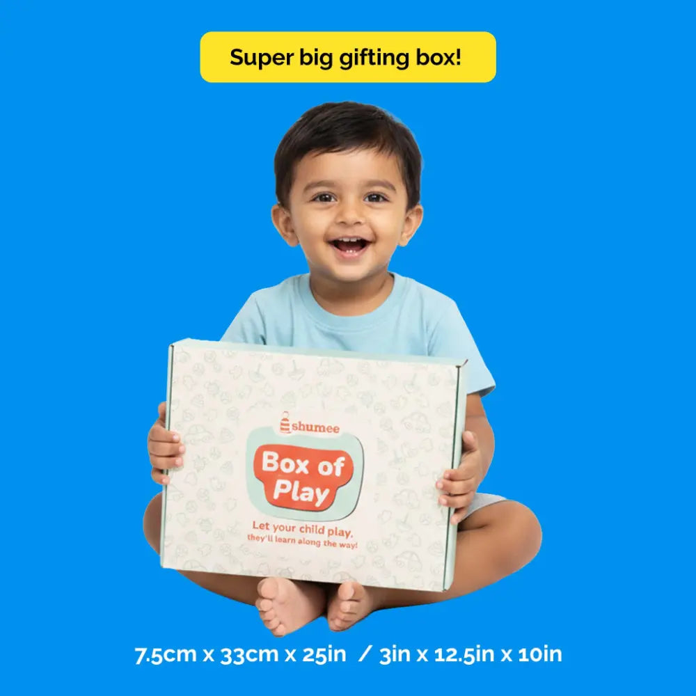 Shumee Wooden Learning Activity Box for Babies | (0-2 Years) | Montessori Sensory Toy | Shape Sorter &amp; Texture Board | Fine Motor Skill Development| Wooden Learning Toy | Gift for Kids