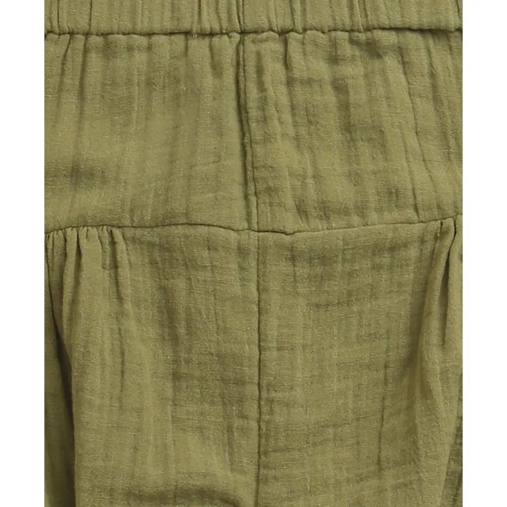 Sweetlime By AS Baby Boys Elephant Printed Cotton Kurta with Olive Cotton Pants Co-ord Set - White &amp; Olive Green