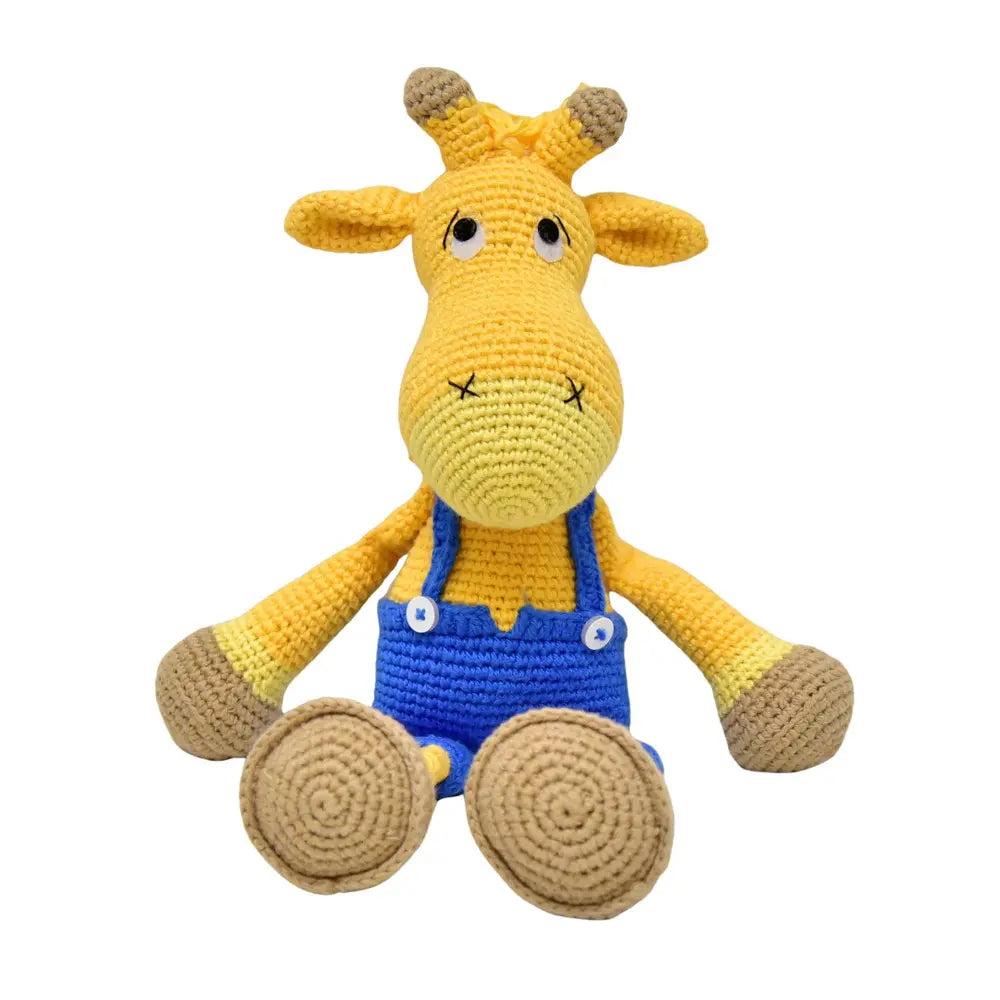 Happy Threads Soft &amp; Cuddly Crochet Giraffe – Alex the Handmade Companion