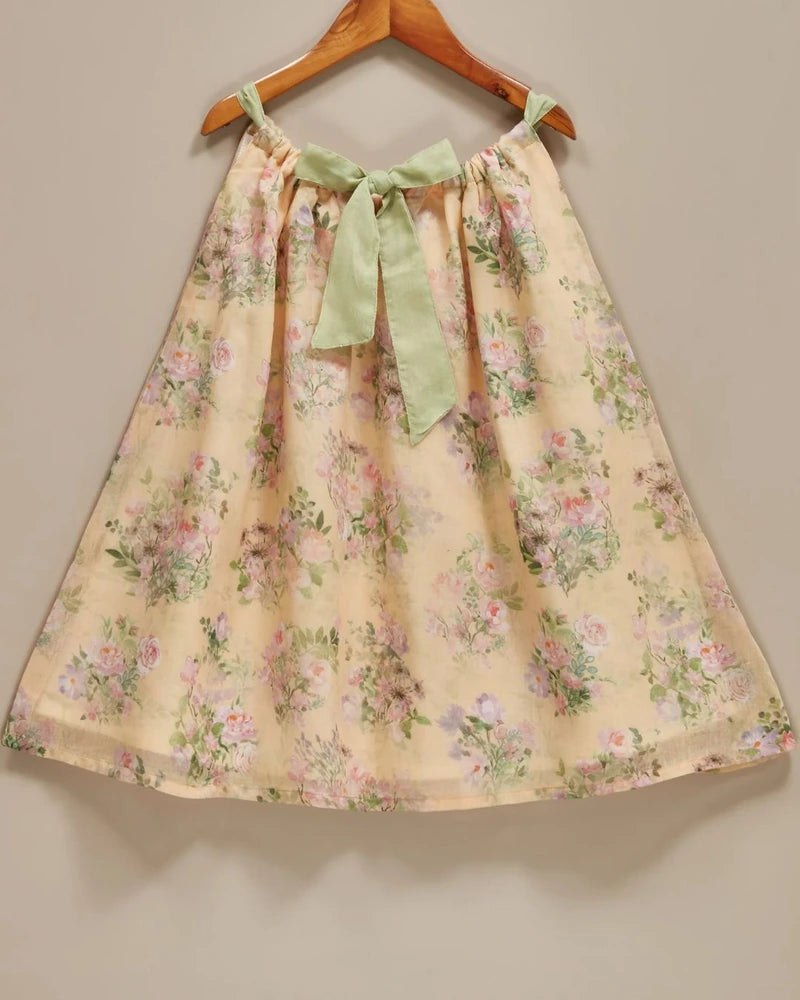 Liz Jacob Girls | Mul Cotton Floral Dress | Soleil