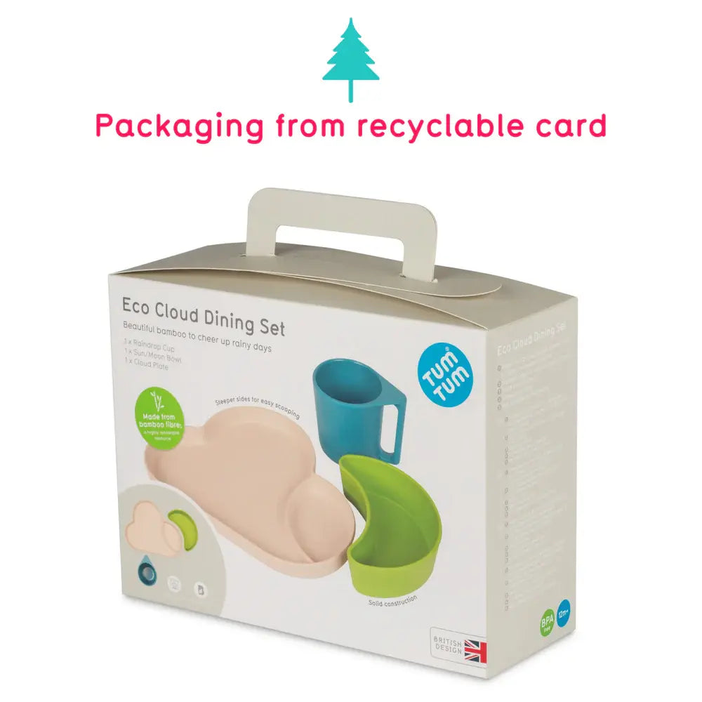 Eco Cloud Dining Set - Blue/Green