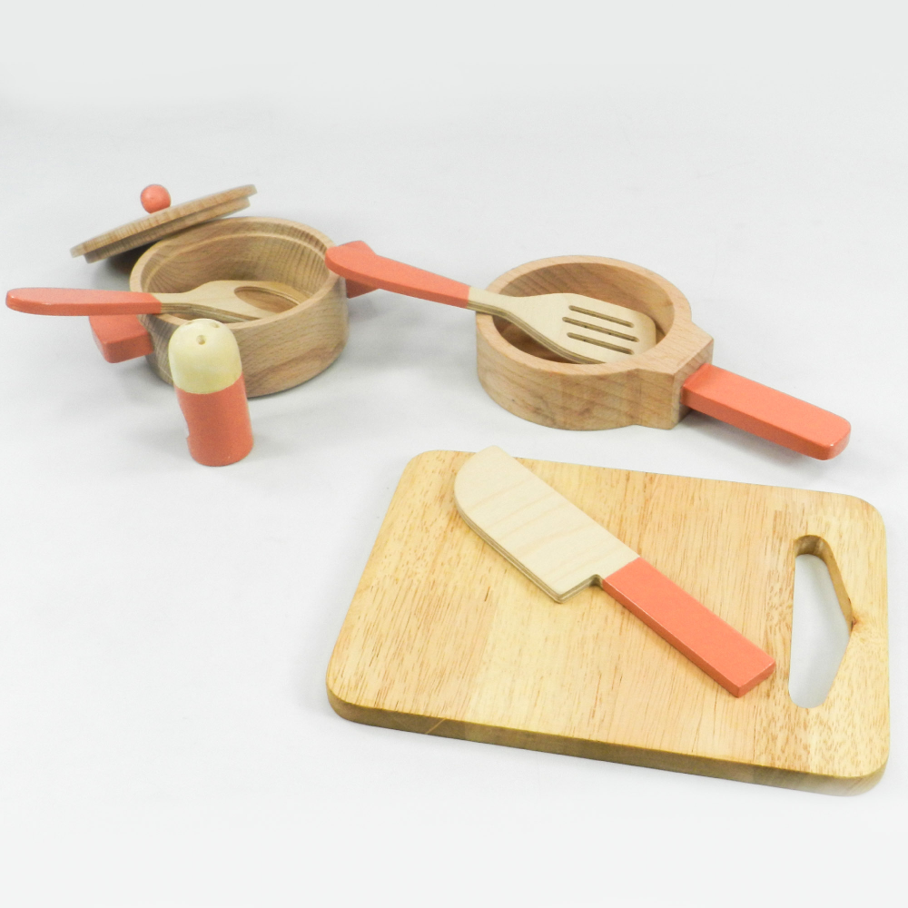 Playbox Grill &amp; Chill Wooden Cooking &amp; Kitchen Toy Set