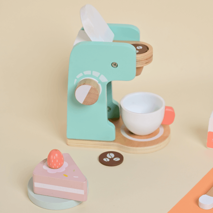 Playbox Wooden Coffee Maker Play Set