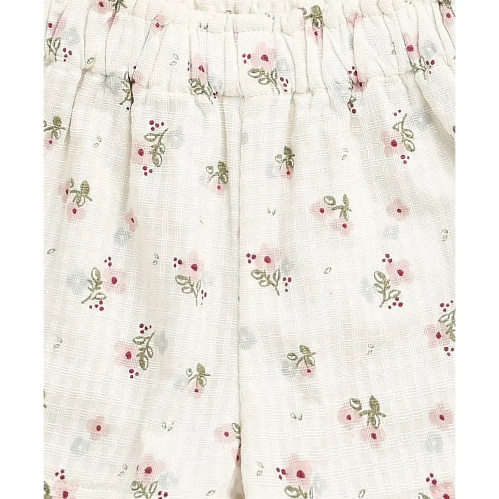 Sweetlime By AS Blossom Whisper Ruffle Co-ord Set