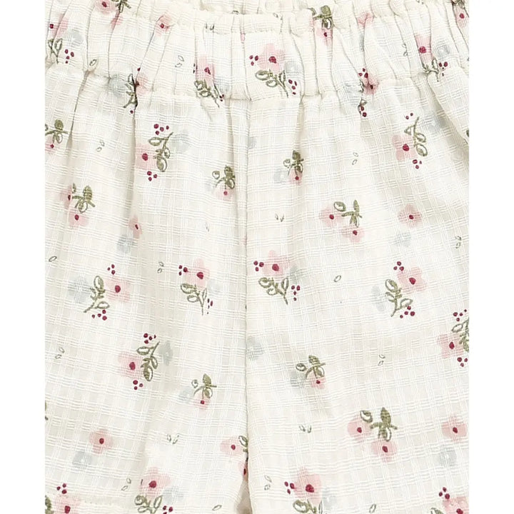 Sweetlime By AS Blossom Whisper Ruffle Co-ord Set
