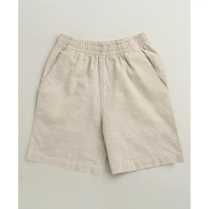 Sweetlime By AS Baby Boys Tropical Bloom Cotton Co-ord Set - Olive &amp; Beige