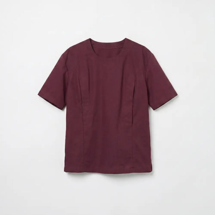SOL MAMA Magnetic Snap Nursing Tee - Wine