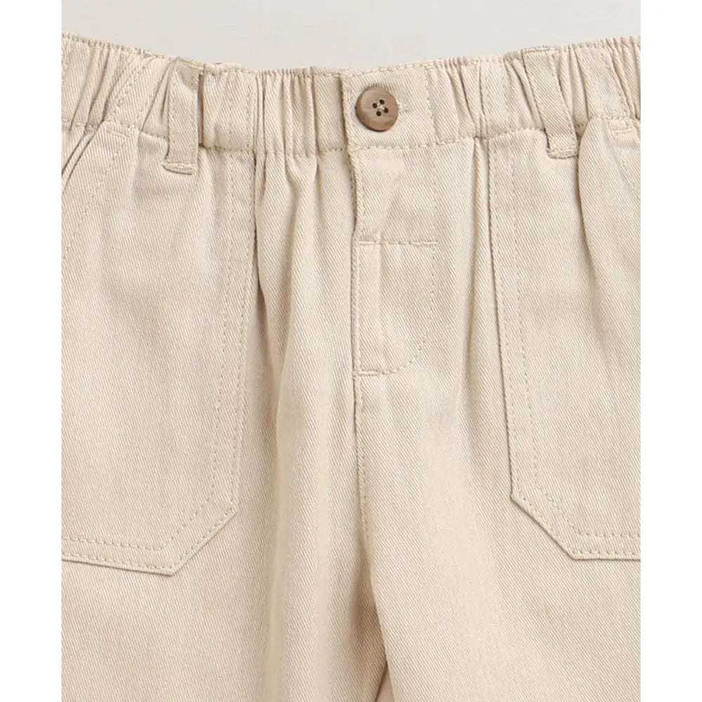 Sweetlime By As The Little Explorer Mint &amp; Khaki Cotton Co-ord Set - Mint &amp; Beige
