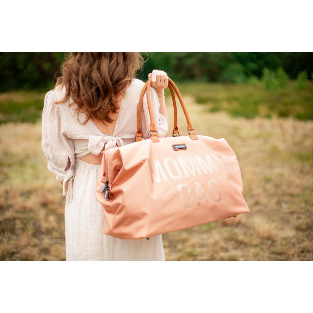 Childhome Mommy Bag Nursery Bag - Pink/Copper