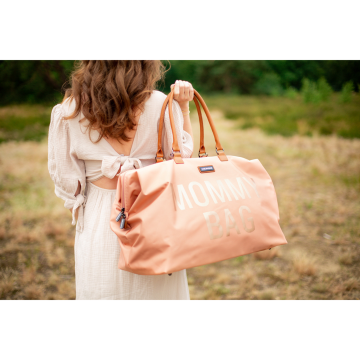 Childhome Mommy Bag Nursery Bag - Pink/Copper