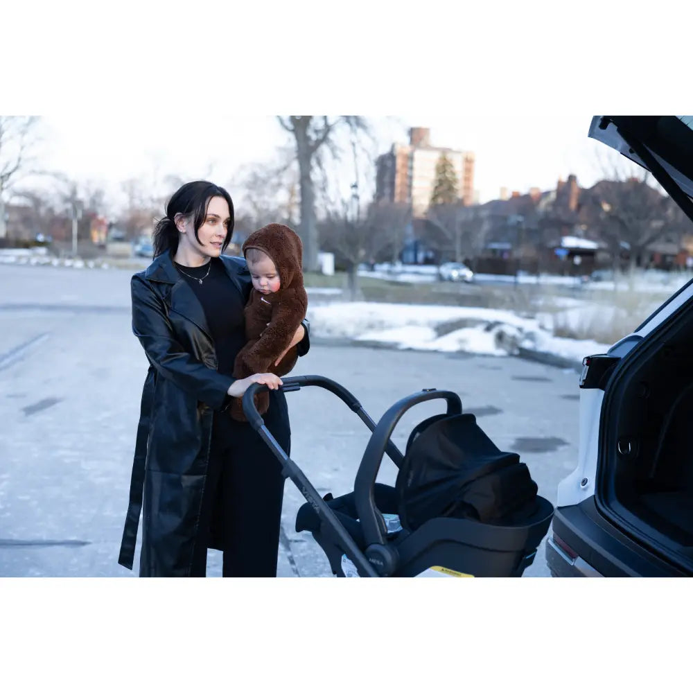 UPPAbaby Mesa V3 Infant Car Seat, SmartSecure® Installation, Side Impact Protection, Travel System Compatible, Birth to 15.9 kg - Black