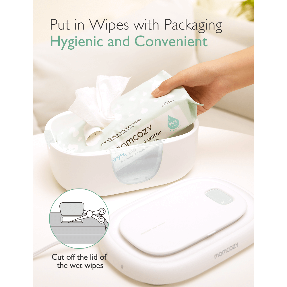 Momcozy Health Care Baby Wipe Warmer White