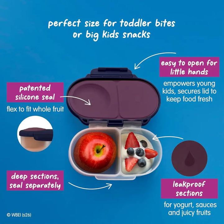 B.box Harry Potter Snackbox for Kids 1y+ Leak-Proof, 2 Compartments &amp; Easy to Carry - Multicolor
