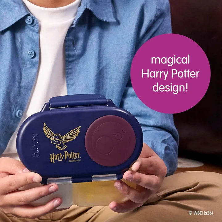 B.box Harry Potter Snackbox for Kids 1y+ Leak-Proof, 2 Compartments &amp; Easy to Carry - Multicolor