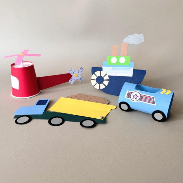 Pop Goes The Art Craft Box - Vrooming Vehicles