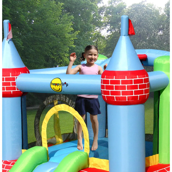 Plum Happy Hop Castle Bouncer With Farmyard Ball Pit