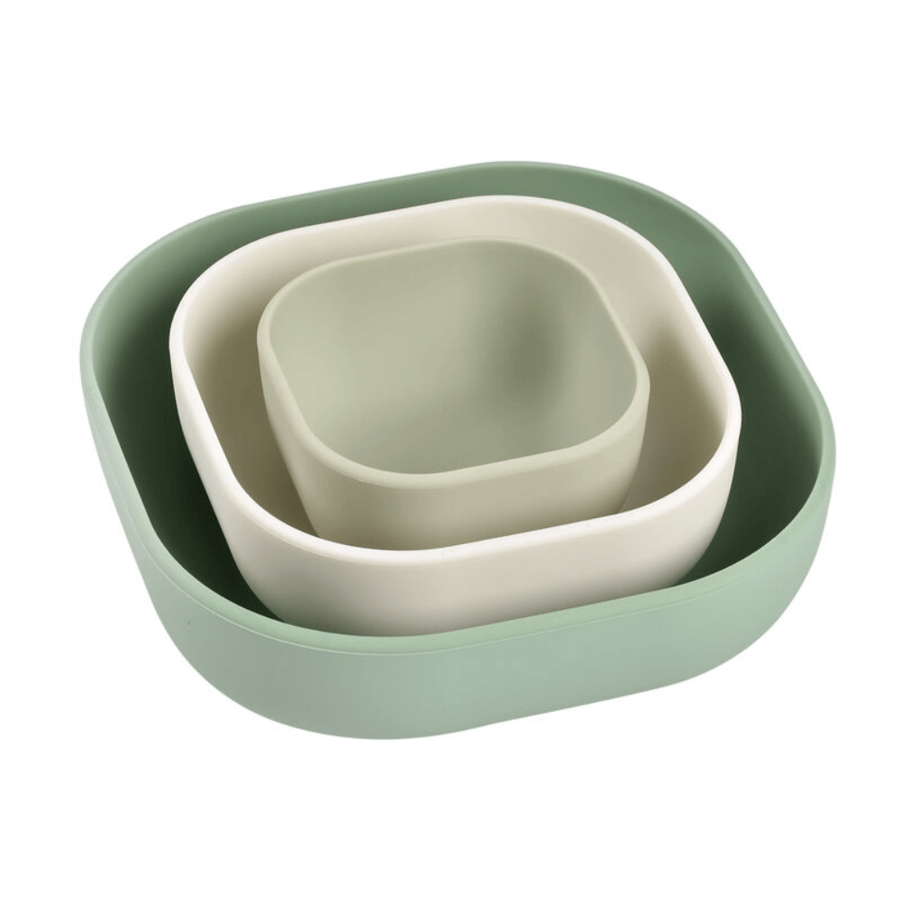 Beaba Silicone Stackable Bowls ( Set of 3)