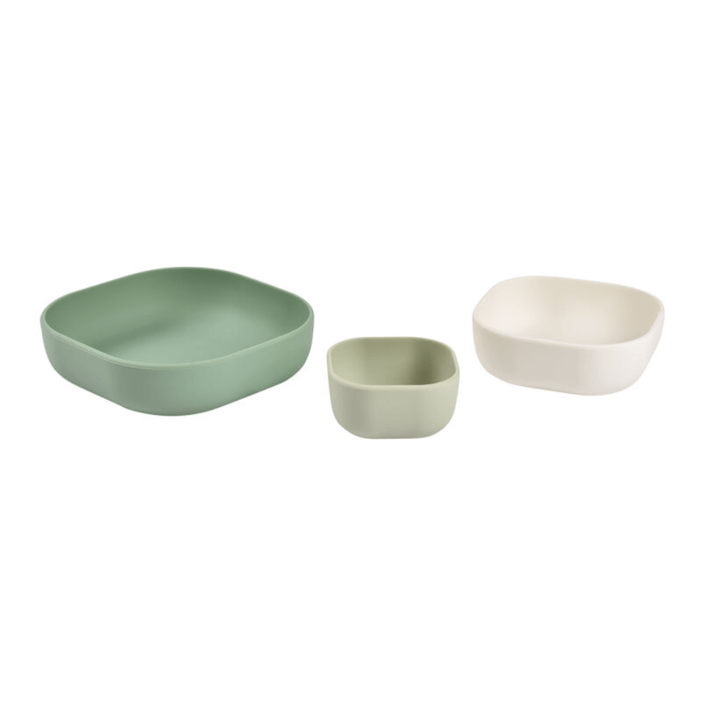 Beaba Silicone Stackable Bowls ( Set of 3)