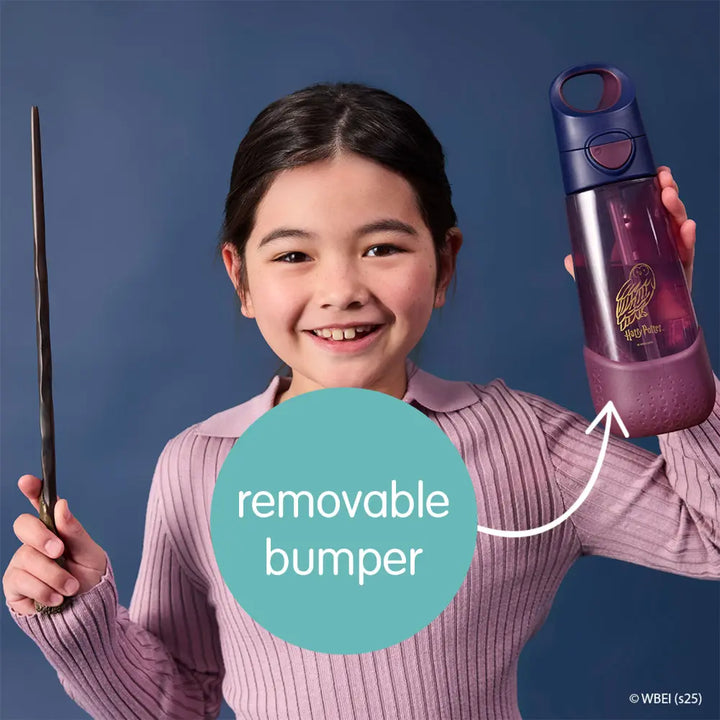 B.Box Warner Bros. Harry Potter Tritan Straw Water Bottle for Kids – 600ml, Durable &amp; Spill-Proof, BPA-Free, Easy Grip Design – Multicolor