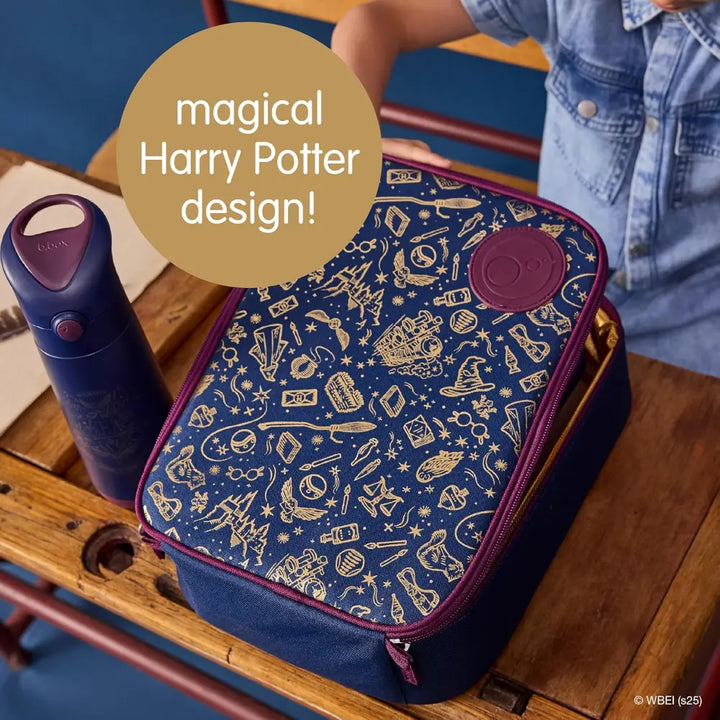 B.Box Warner Bros Harry Potter Flexi Insulated Lunch Bag for Kids – Lightweight, Easy to Carry, BPA-Free – Multicolor