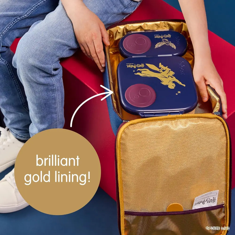 B.Box Warner Bros Harry Potter Flexi Insulated Lunch Bag for Kids – Lightweight, Easy to Carry, BPA-Free – Multicolor