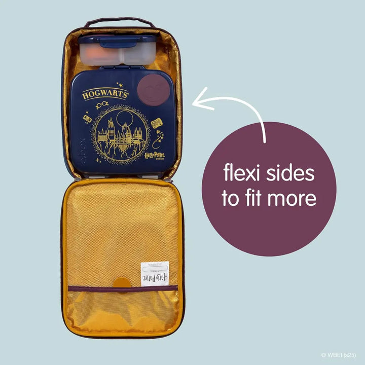 B.Box Warner Bros Harry Potter Flexi Insulated Lunch Bag for Kids – Lightweight, Easy to Carry, BPA-Free – Multicolor