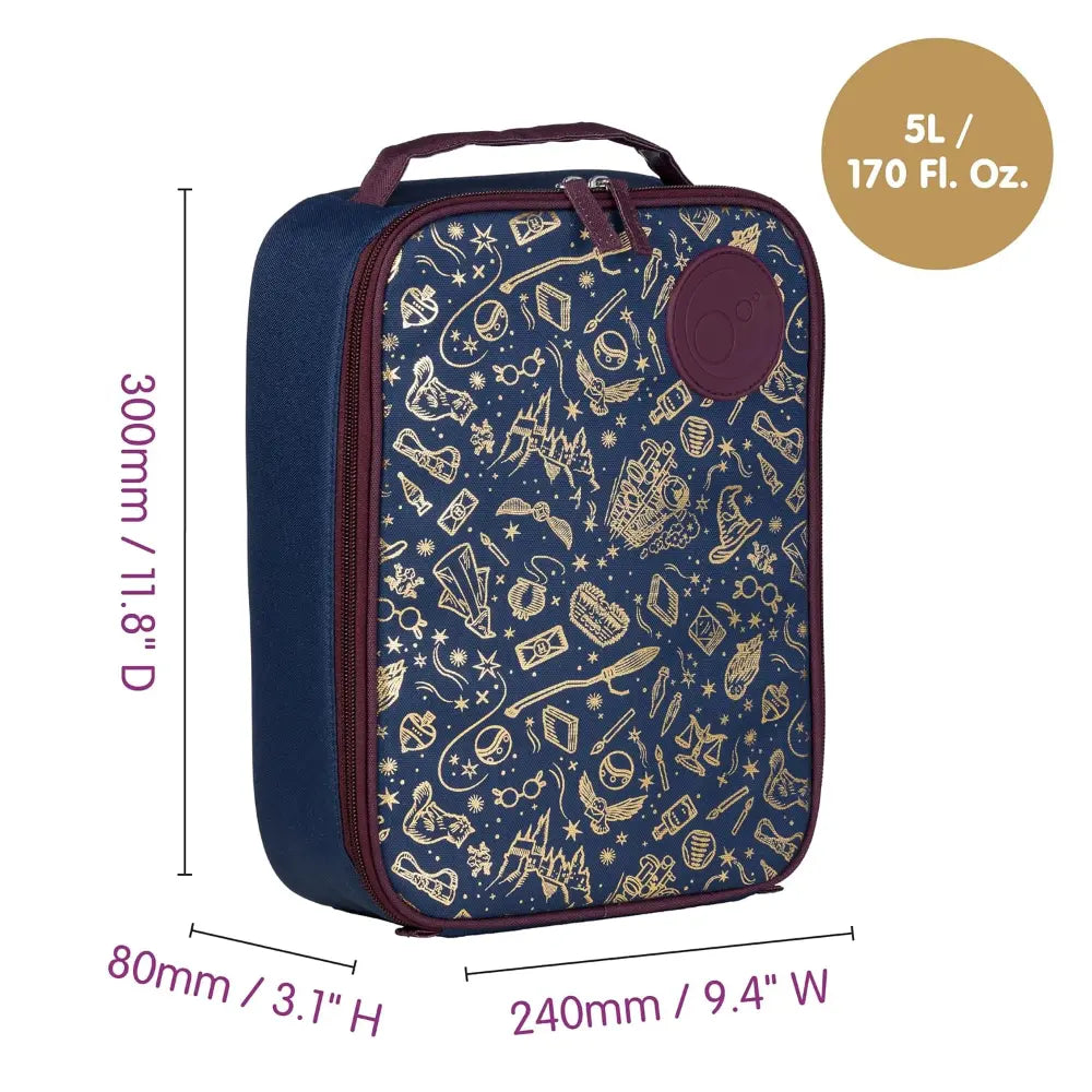 B.Box Warner Bros Harry Potter Flexi Insulated Lunch Bag for Kids – Lightweight, Easy to Carry, BPA-Free – Multicolor