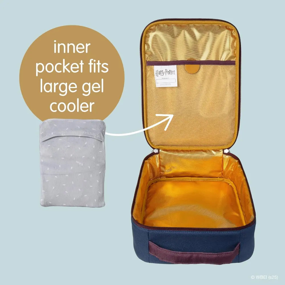 B.Box Warner Bros Harry Potter Flexi Insulated Lunch Bag for Kids – Lightweight, Easy to Carry, BPA-Free – Multicolor