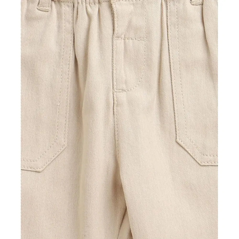 Sweetlime By As The Little Explorer Mint &amp; Khaki Cotton Co-ord Set - Mint &amp; Beige