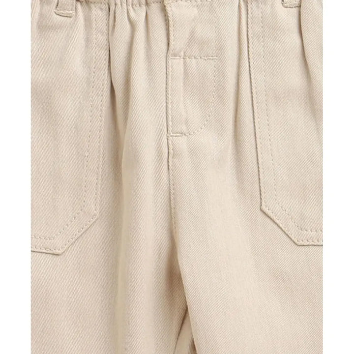 Sweetlime By As The Little Explorer Mint &amp; Khaki Cotton Co-ord Set - Mint &amp; Beige
