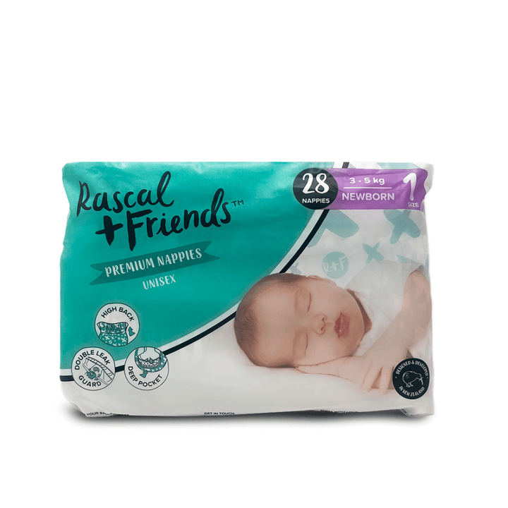 Rascal + Friends Diapers - Size 1 - Newborn