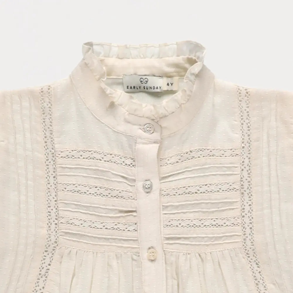 Early Sunday Zoe Shirt - Ecru