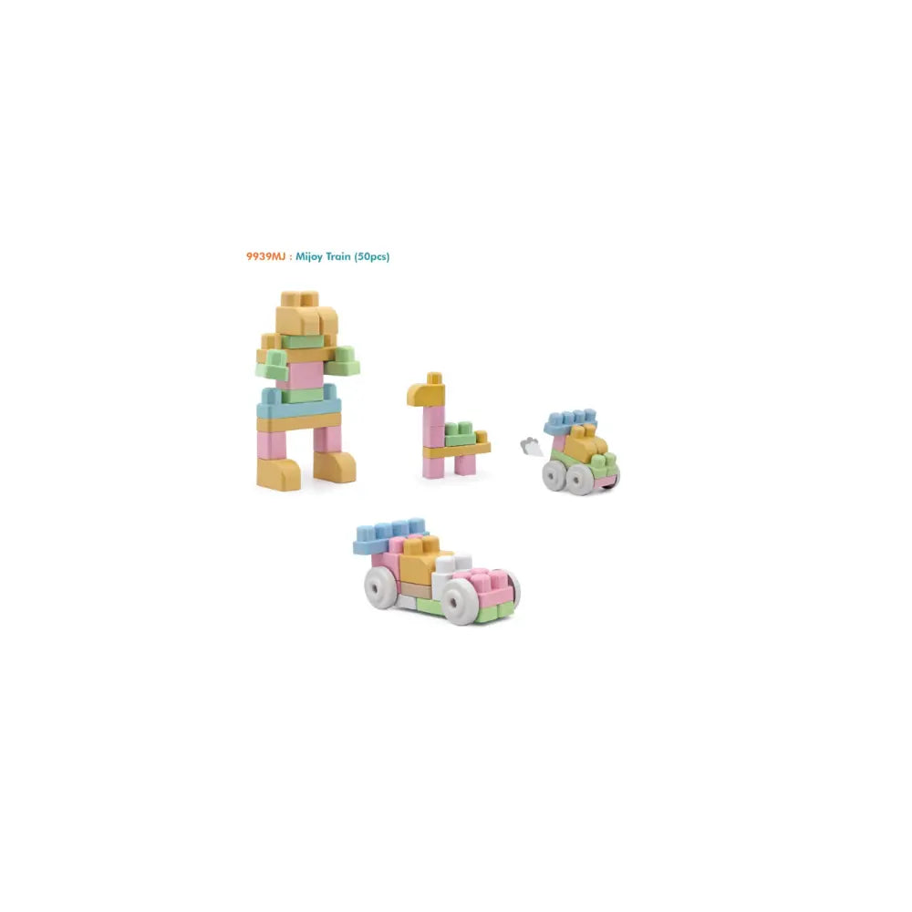 Sunta Mijoy Blocks – (Mijoy Rice Husk Toy Blocks - Mix Series (50Pcs)