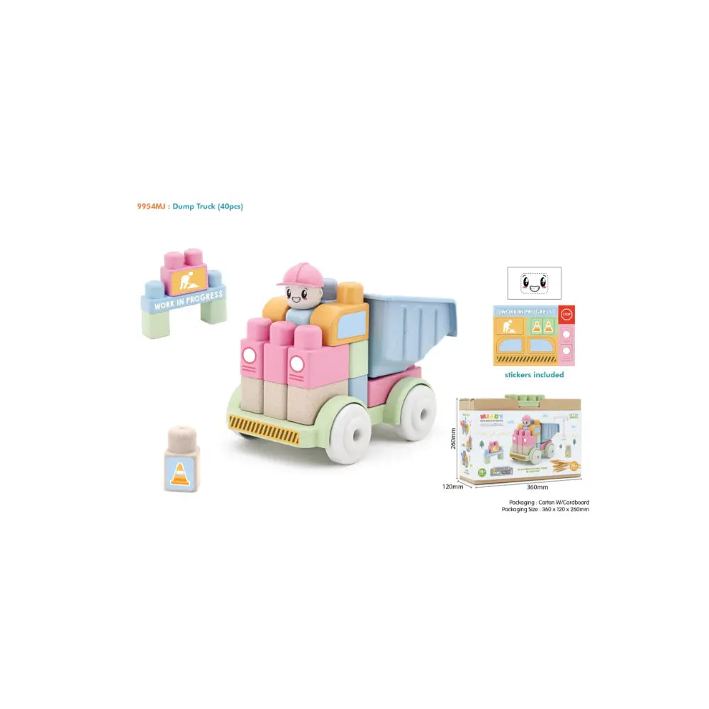 Sunta Mj Blocks - 40Pcs (Dump Truck)