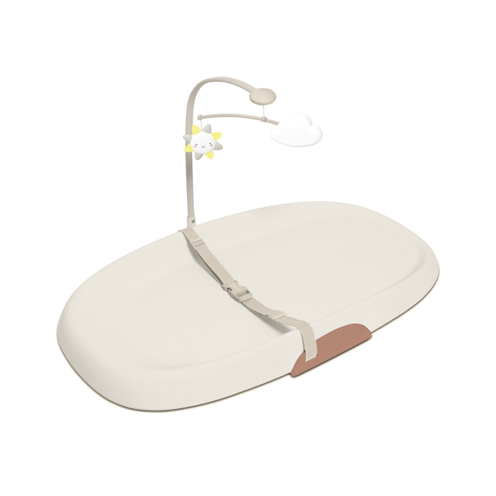 Skip Hop Nursery Style Wipe-Clean Changing Pad Oat Birth+ to 24M